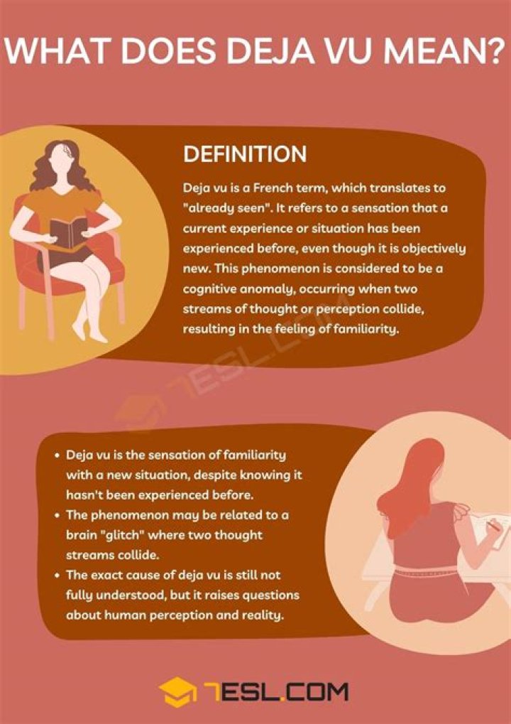 Can deja vu make you feel sick?