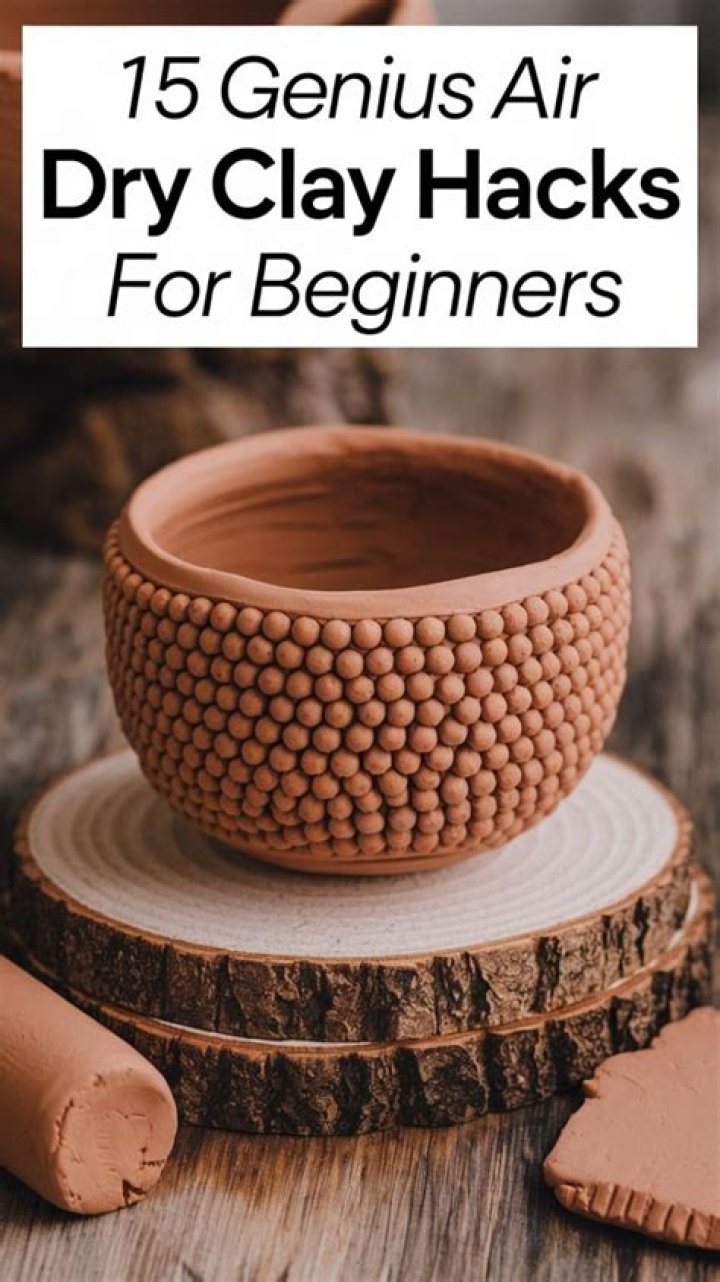 How do you harden air dry clay without an oven?