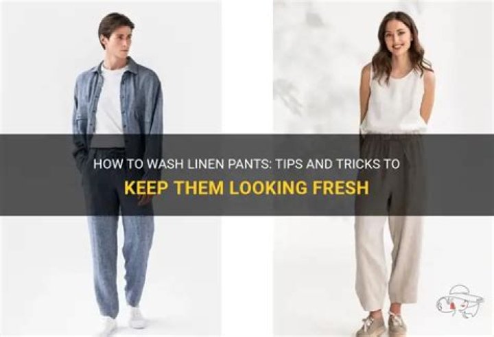 How do you wash linen pants without shrinking them?