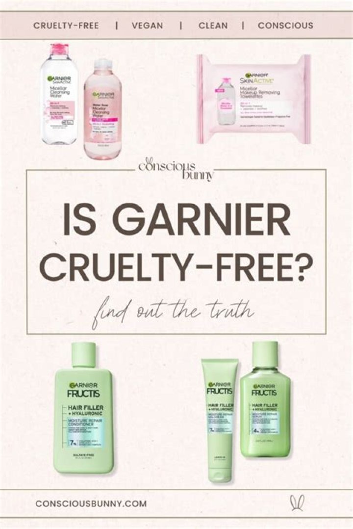 Is Garnier cruelty-free?