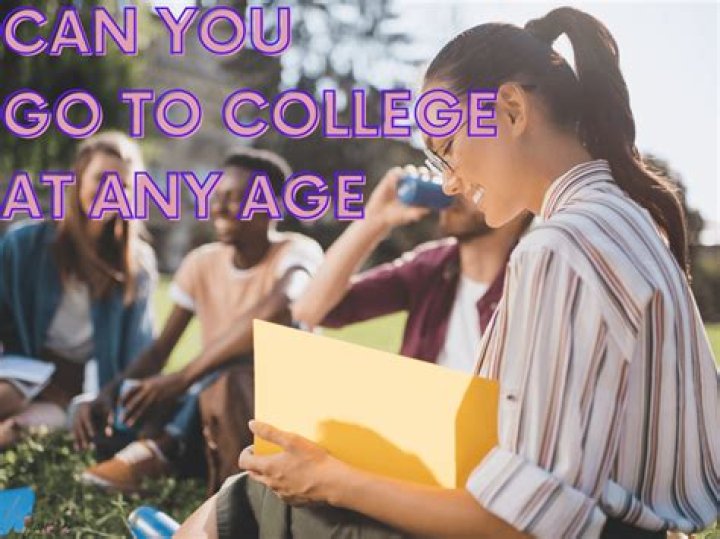 What age should you go to college?