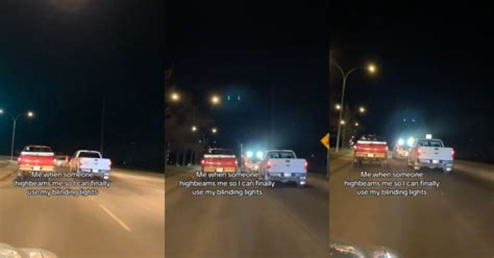What does it mean when someone flashes their high beams behind you?