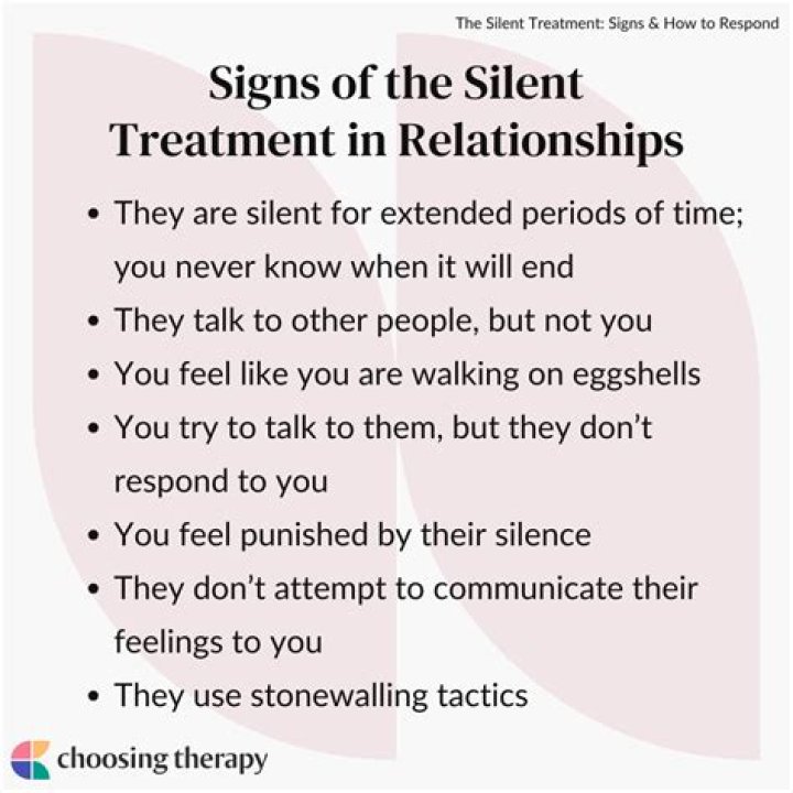 What does the silent treatment do to someone?